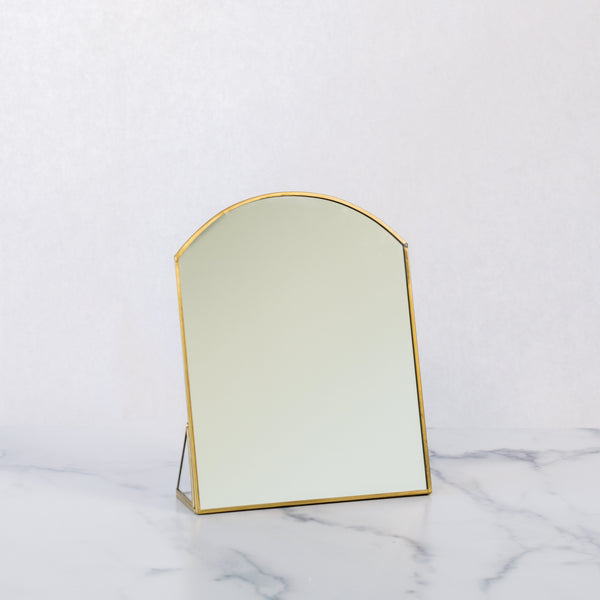 Brass Standing Mirror