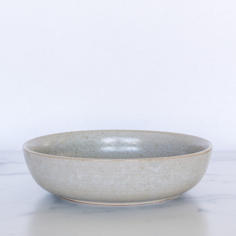 Glazed Stoneware Serving Bowl