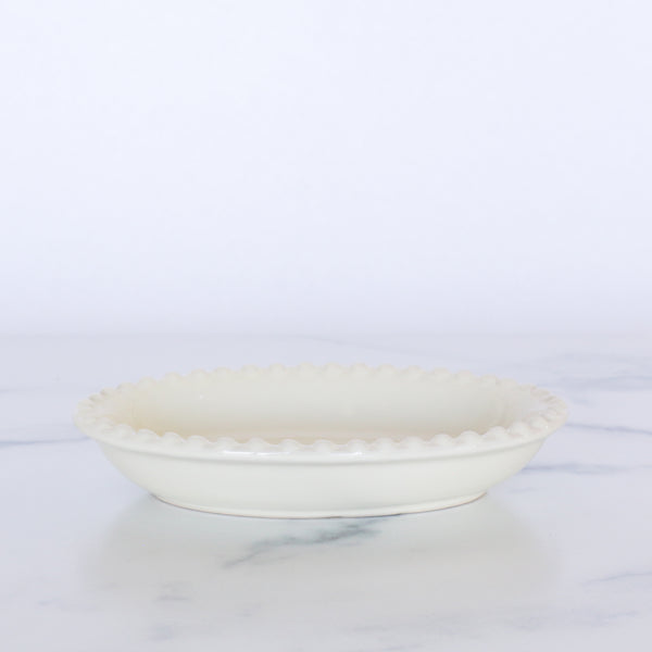 Ivory Beaded Soap Dish