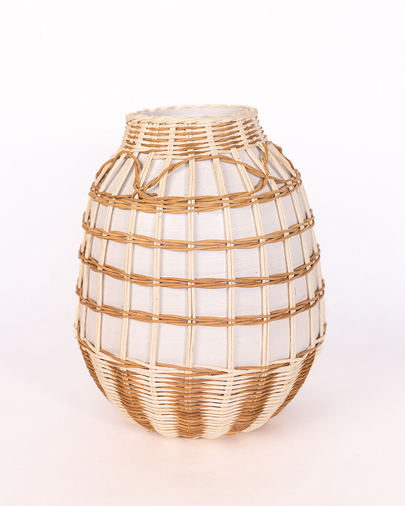 Handwoven Wrapped Vase