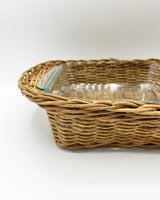 Small Rattan Casserole Basket