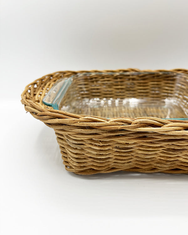 Small Rattan Casserole Basket